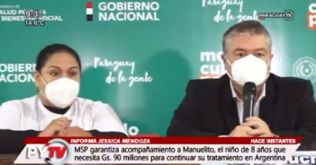 Manuelito necesita Gs. 90 millones para su tratamiento